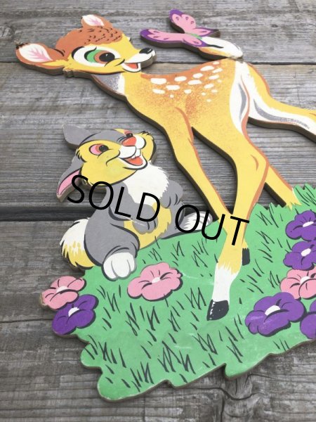 画像4: Vintage Dolly Toy Pin Ups Wall Decor Bambi Set (B921) (4)
