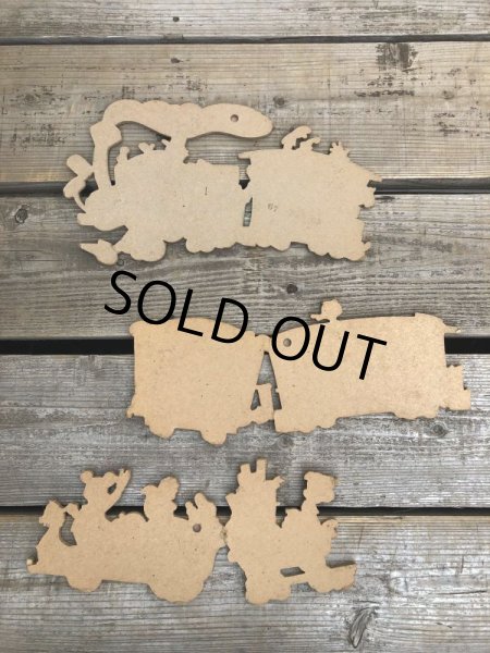 画像7: Vintage Dolly Toy Pin Ups Wall Decor Casey Jr. Circus Train Set (B920) (7)