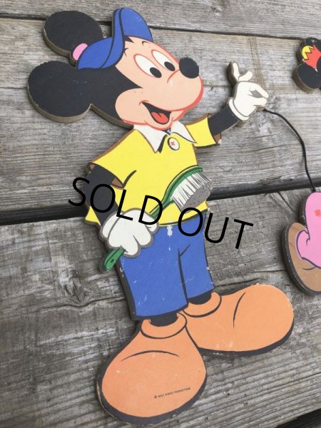 画像4: Vintage Dolly Toy Pin Ups Wall Decor Mickey & Morty , Ferdie Set (B919) (4)