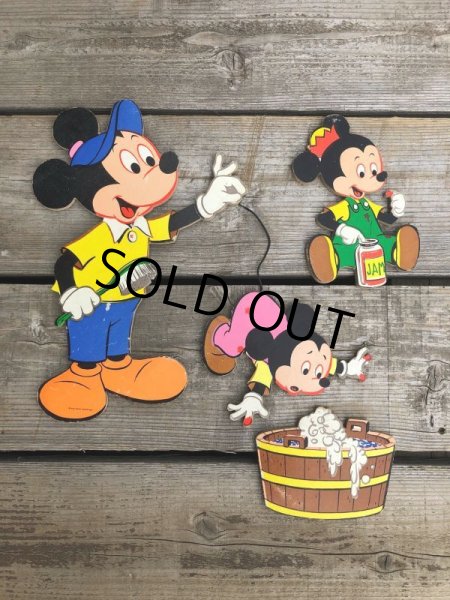 画像5: Vintage Dolly Toy Pin Ups Wall Decor Mickey & Morty , Ferdie Set (B919) (5)