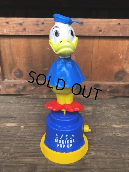 画像12: Vintage IDEAL Donald Duck Musical Pop-up w / box (B940) (12)