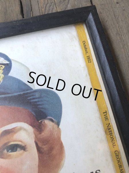 画像5: 50s Vintage Coca-Cola Advertising W/Frame (B939) (5)