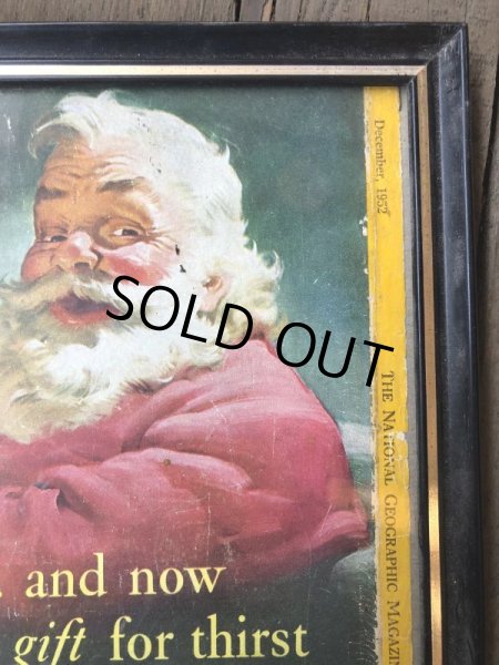 画像5: 50s Vintage Coca-Cola Advertising W/Frame (B936) (5)