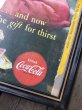 画像2: 50s Vintage Coca-Cola Advertising W/Frame (B936) (2)