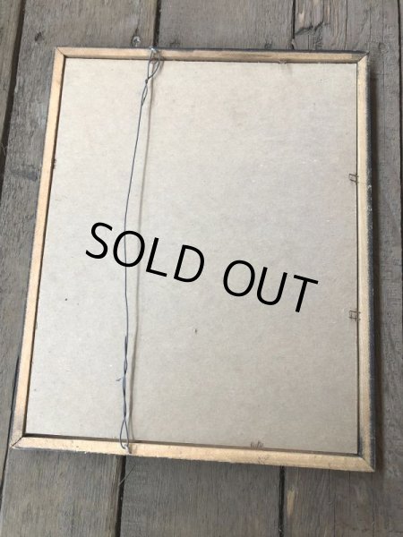 画像6: 50s Vintage Coca-Cola Advertising W/Frame (B939) (6)