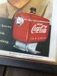 画像2: 50s Vintage Coca-Cola Advertising W/Frame (B922) (2)