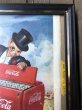 画像3: 50s Vintage Coca-Cola Advertising W/Frame (B933) (3)