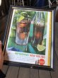 画像1: 60s Vintage Coca-Cola Advertising W/Frame (B924) (1)