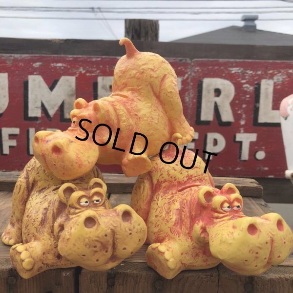 画像11: 70s Vintage Royalty Industries Hippo Coin Bank (B965)  (11)