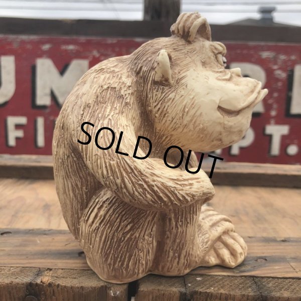 画像4: 70s Vintage Royal Industries Inc Gorilla Coin Bank (B967) (4)