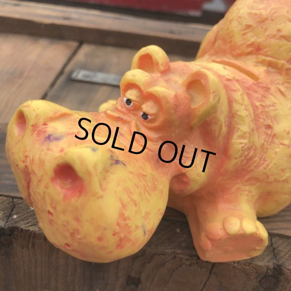 画像8: 70s Vintage Royalty Industries Hippo Coin Bank (B965)  (8)