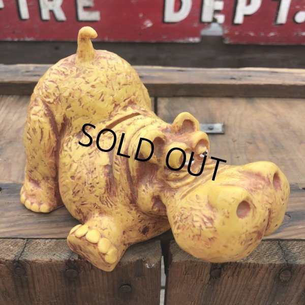 画像2: 70s Vintage Royalty Industries Hippo Coin Bank (B964)  (2)