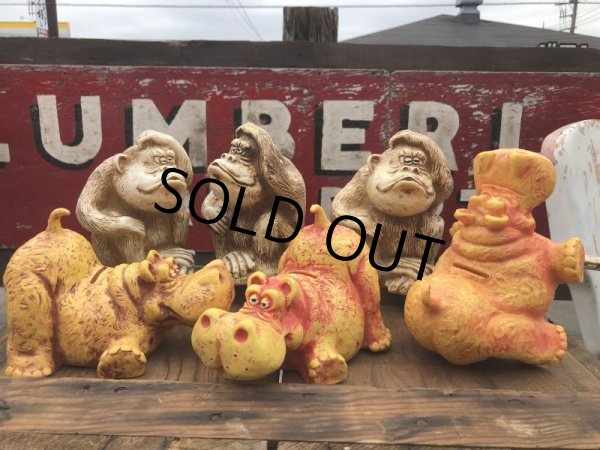 画像12: 70s Vintage Royalty Industries Hippo Coin Bank (B964)  (12)