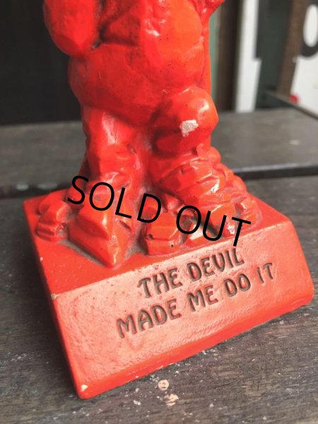 画像5: Vintage Message Doll Red Devil "Made Me Do It" (B970)  (5)
