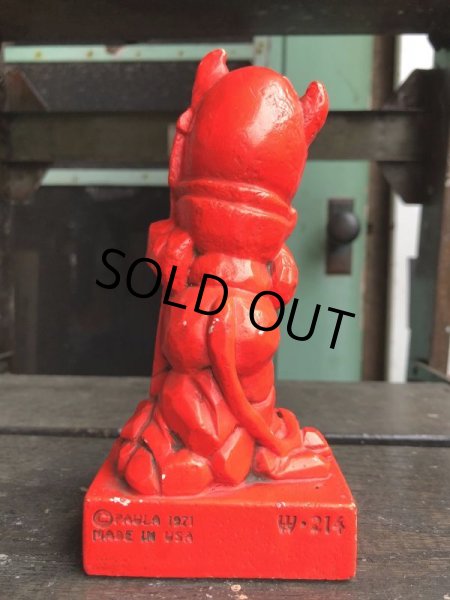 画像2: Vintage Message Doll Red Devil "Made Me Do It" (B970)  (2)