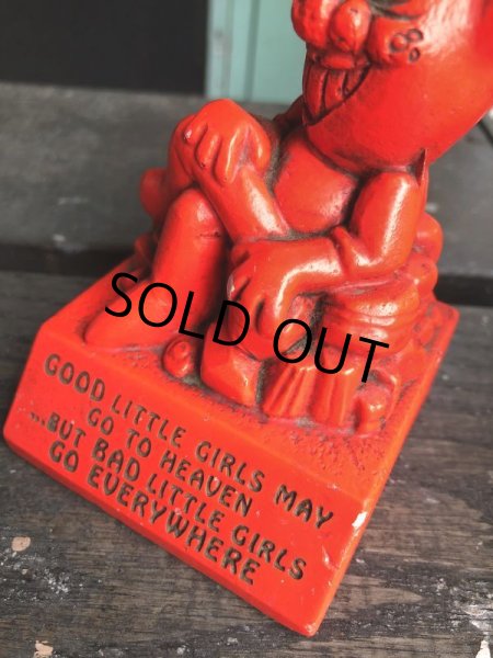 画像6: Vintage Message Doll Red Devil "Good little Girls ..."(B969)  (6)