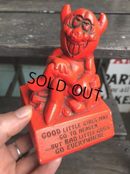 画像11: Vintage Message Doll Red Devil "Good little Girls ..."(B969)  (11)