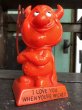 画像7: Vintage Message Doll Red Devil "I Love You When Your Wicked" (B972)  (7)
