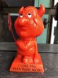 画像2: Vintage Message Doll Red Devil "I Love You When Your Wicked" (B972)  (2)