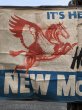 画像2: 40s Vintage MOBIL Flying Horsepower Cloth Banner Sign (B975) (2)