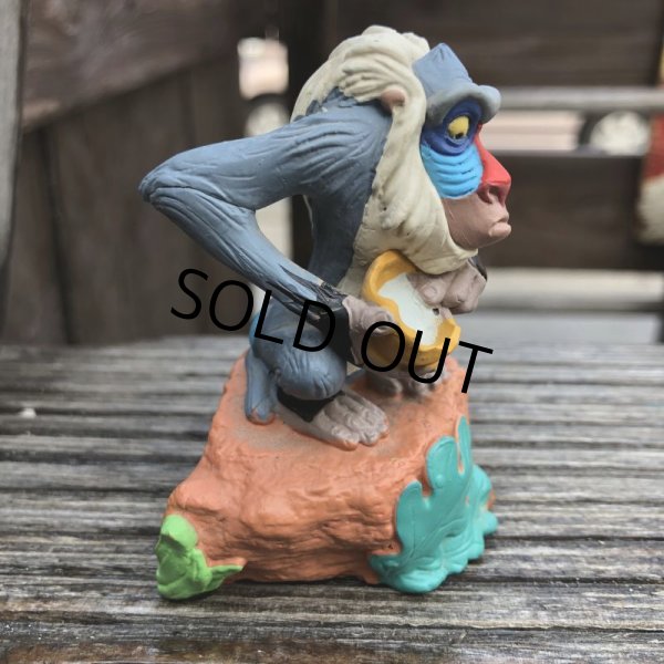 画像2: Vintage Disney The Lion King Rafiki PVC Figure (B986) (2)