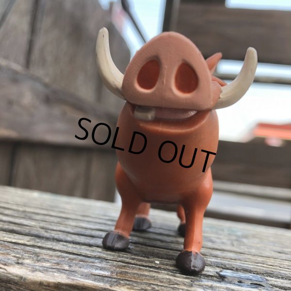 画像4: Vintage Disney The Lion King Pumbaa PVC Figure (B995) (4)