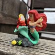 画像1: Vintage Disney The Little Mermaid Ariel & Sebastian PVC Figure (B999) (1)