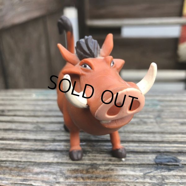 画像2: Vintage Disney The Lion King Pumbaa PVC Figure (B995) (2)