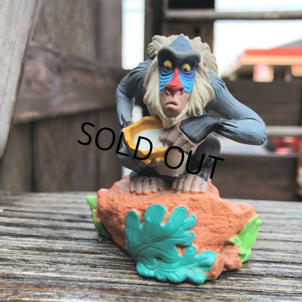 画像1: Vintage Disney The Lion King Rafiki PVC Figure (B986) (1)