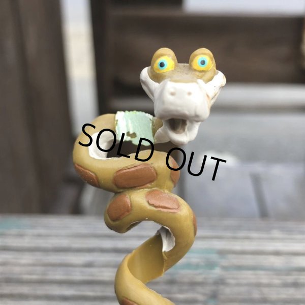 画像8: Vintage Disney The Jungle Book Kaa Pencil Topper (B981) (8)