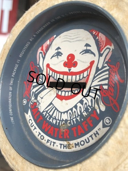 画像5: 50s Vintage James Candy Advertising Barrel Clown Paper Mache Coin Bank (B796) (5)