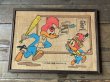 画像6: 70s Vintage Walter Lantz Woody Woodpecker Burlap Art (B020) (6)