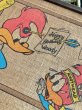 画像4: 70s Vintage Walter Lantz Woody Woodpecker Burlap Art (B020) (4)