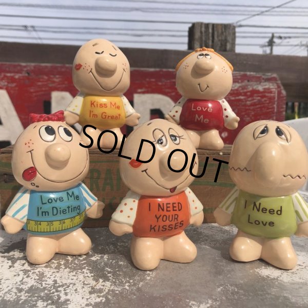 画像8: Vintage Russ Berrie Ceramic I NEED YOUR KISSES (B090) (8)