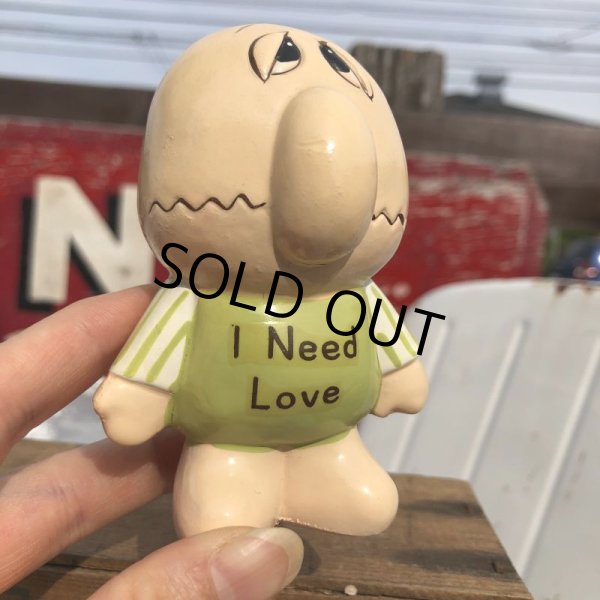 画像6: 70s Vintage Russ Berrie Ceramic I Need Love (B092) (6)