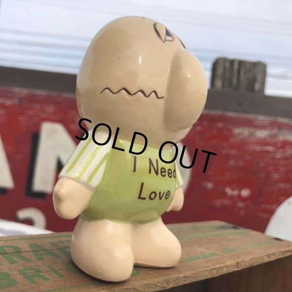 画像2: 70s Vintage Russ Berrie Ceramic I Need Love (B092) (2)