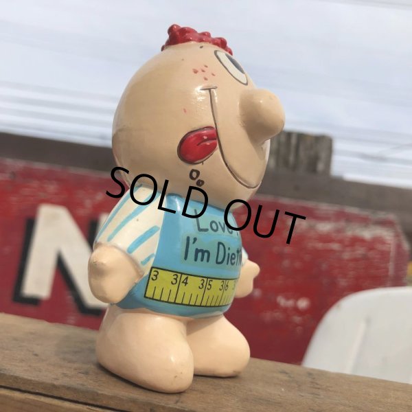 画像2: 70s Vintage Russ Berrie Ceramic Love Me I'm Dieting (B094) (2)