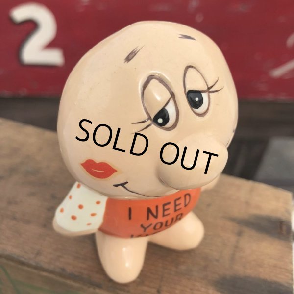 画像5: Vintage Russ Berrie Ceramic I NEED YOUR KISSES (B090) (5)