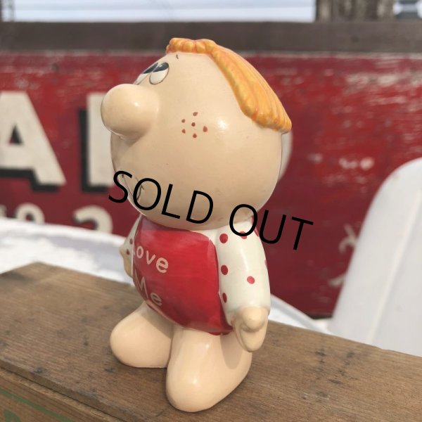画像4: 70s Vintage Russ Berrie Ceramic LOVE ME (B091) (4)