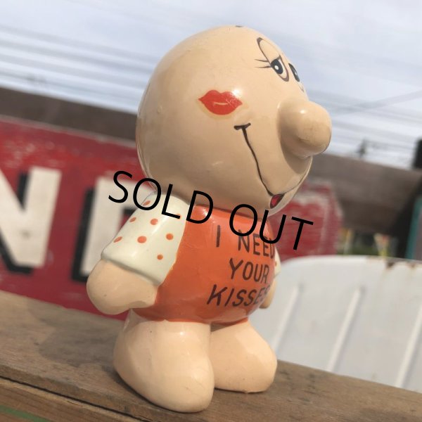画像2: Vintage Russ Berrie Ceramic I NEED YOUR KISSES (B090) (2)