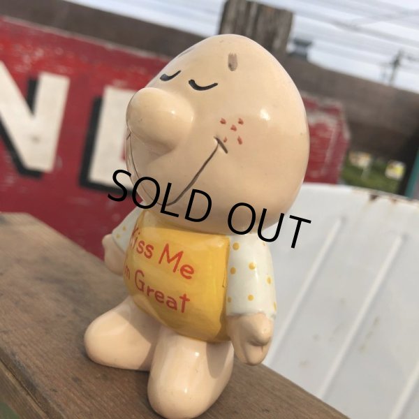 画像3: 70s Vintage Russ Berrie Ceramic Kiss Me I'm Great (B093) (3)