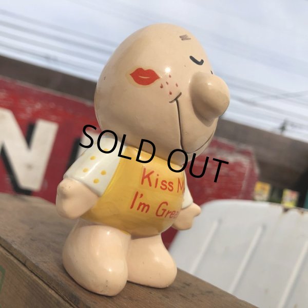 画像2: 70s Vintage Russ Berrie Ceramic Kiss Me I'm Great (B093) (2)
