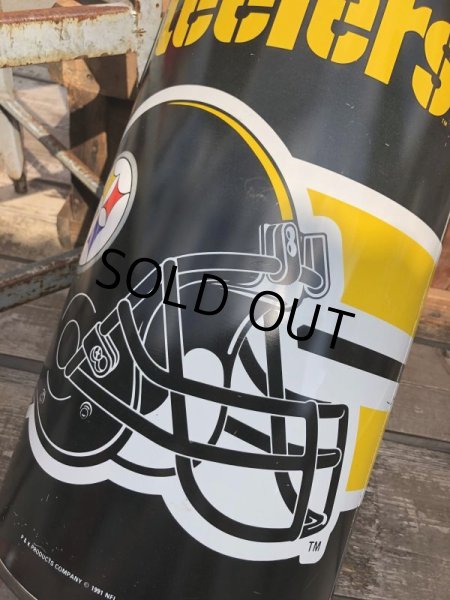 画像8: Vintage NFL Pittsburgh Steelers Trush Can (B096) (8)