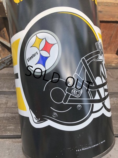画像7: Vintage NFL Pittsburgh Steelers Trush Can (B096) (7)