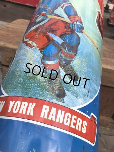 画像5: Vintage NHL New York Rangers Trush Can (B099) (5)