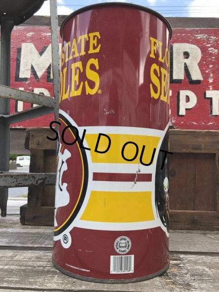 画像2: Vintage Florida State Seminoles Trush Can (B097) (2)