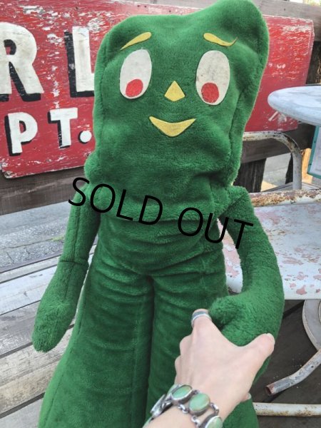 画像9: 80s Vintage Gumby Plush Doll Jumbo Size!! (B101) (9)