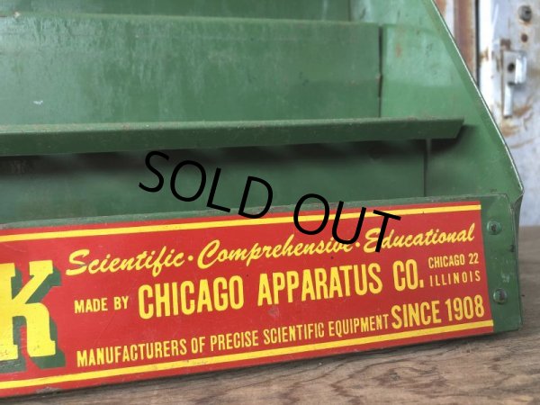 画像12: Vintage Chem-Pak Chemistry Store DIsplay Metal Rack (B103) (12)