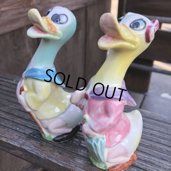 画像5: Vintage Japan Duck Salt and Pepper Shakers (B760) (5)