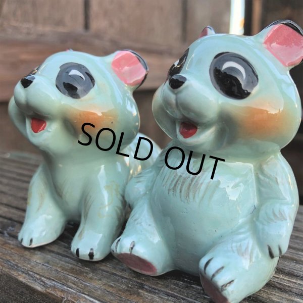 画像6: Vintage Japan Panda Bear Salt and Pepper Shakers (B757) (6)